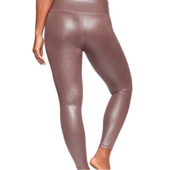 Athleta Cinnamon Mauve Elation Shimmer Tight In Powervita-S - Picture 2 of 15